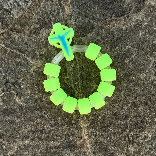 Yellow Glow on Translucent Ring